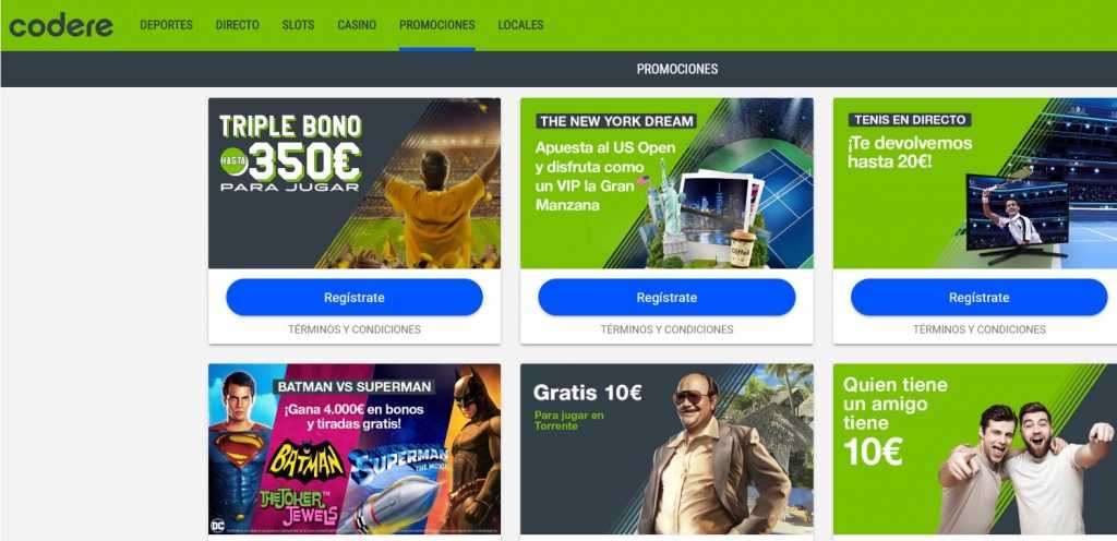 Casino Codere bono