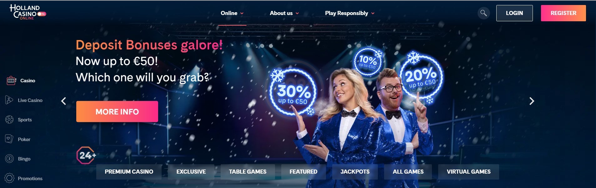 Promociones y ofertas en Holland Casino